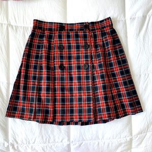Plaid School Girl Skirt